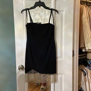 Trixie Rhinestone Mono Dress